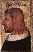unknow artist Portrait of Jean le Bon, King of France Spain oil painting reproduction